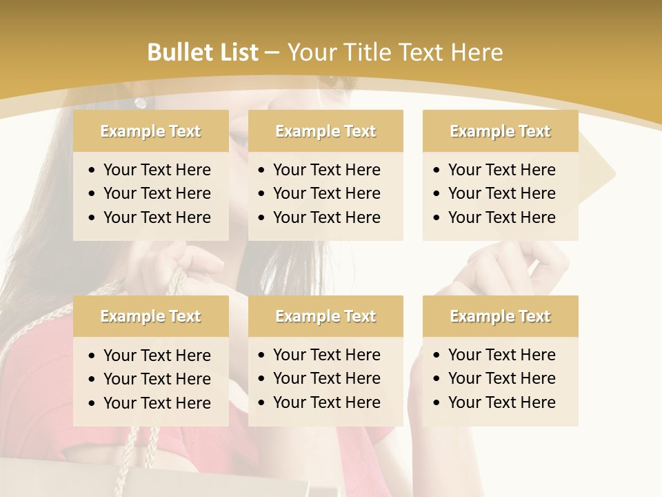 Happiness Cute Holding PowerPoint Template