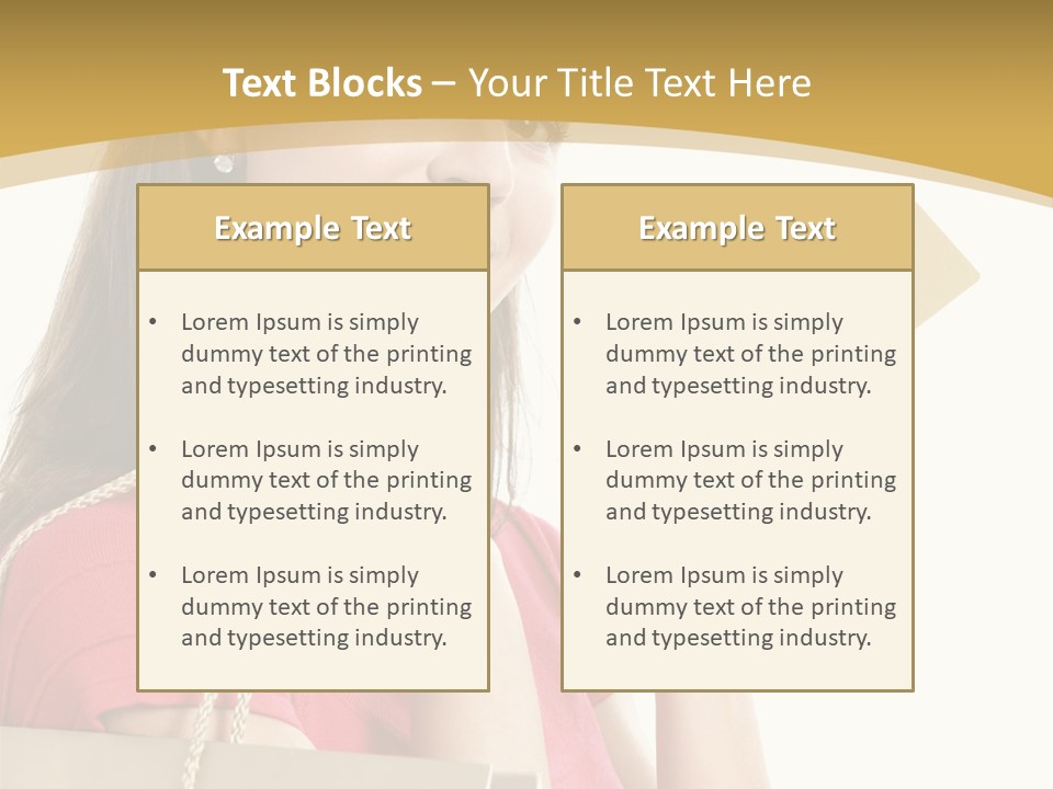 Happiness Cute Holding PowerPoint Template