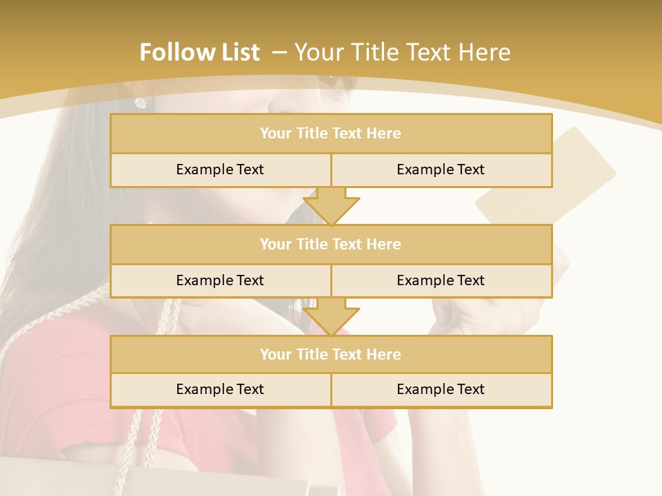 Happiness Cute Holding PowerPoint Template