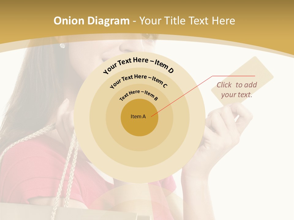 Happiness Cute Holding PowerPoint Template