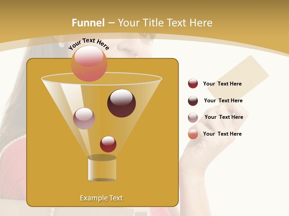 Happiness Cute Holding PowerPoint Template