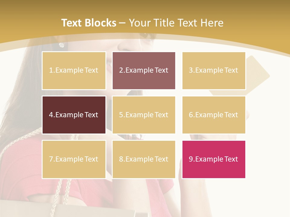 Happiness Cute Holding PowerPoint Template