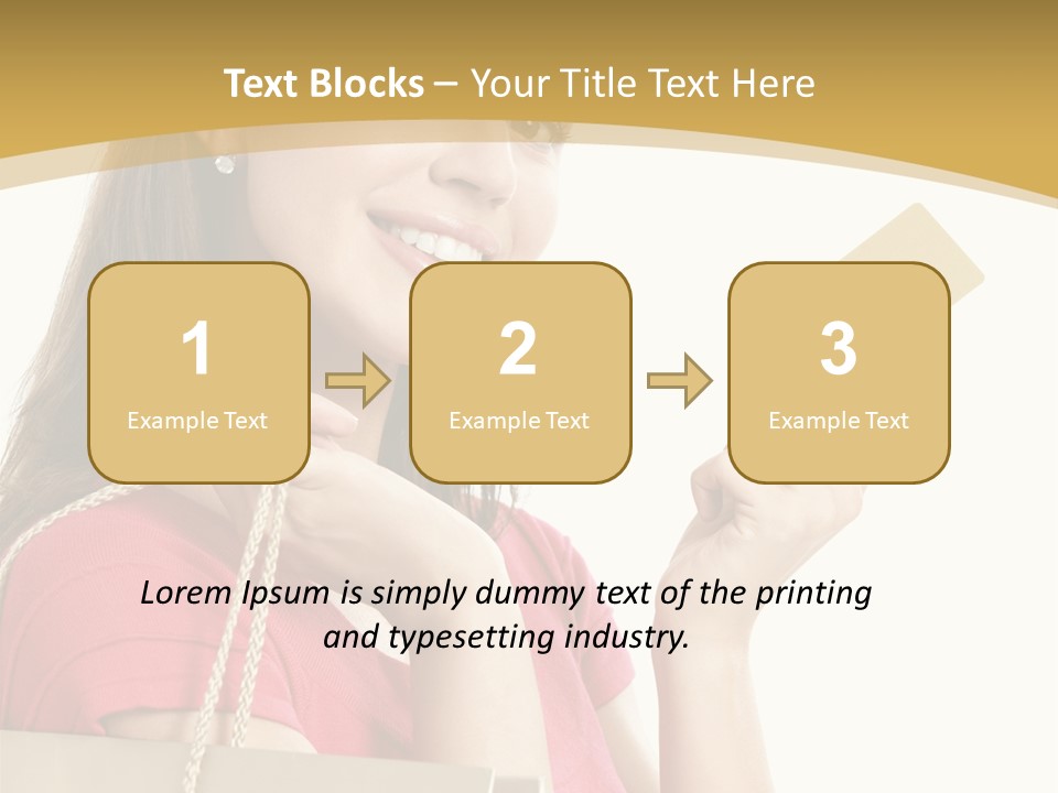 Happiness Cute Holding PowerPoint Template