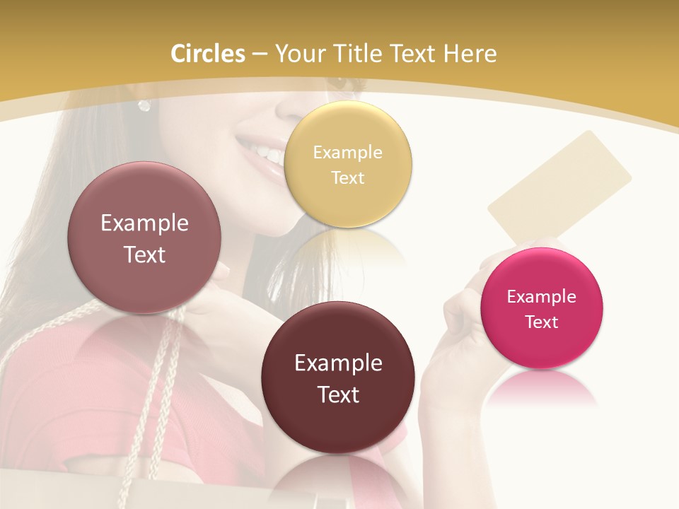 Happiness Cute Holding PowerPoint Template