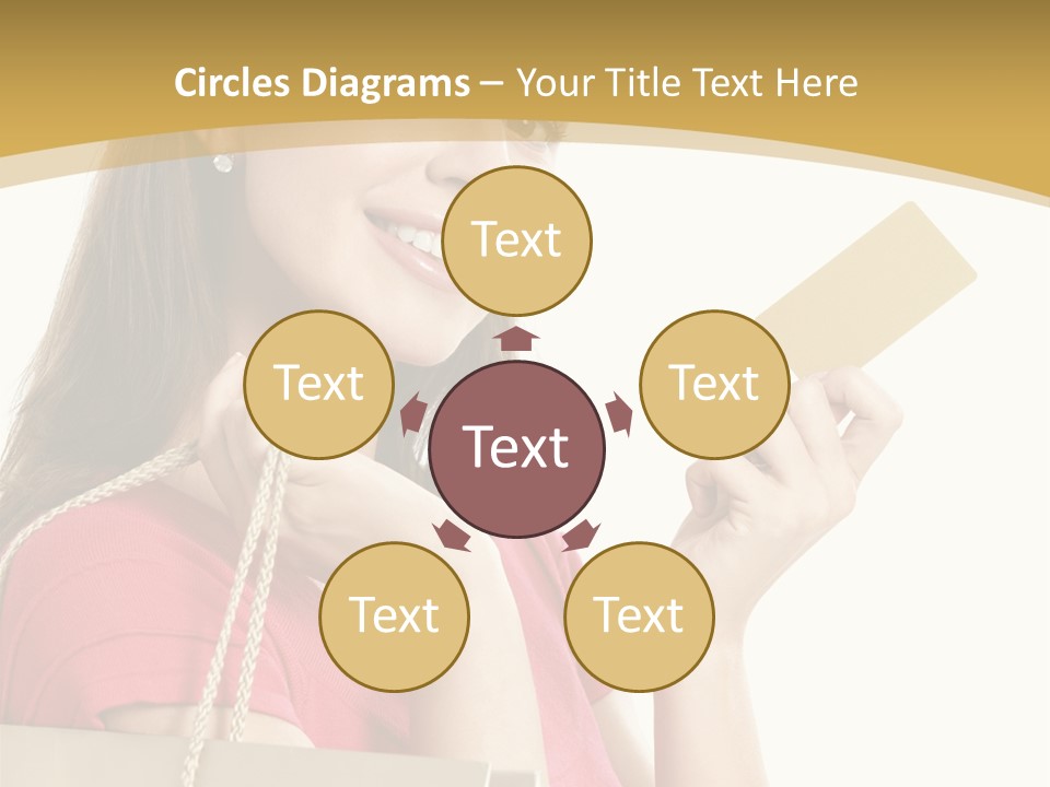 Happiness Cute Holding PowerPoint Template