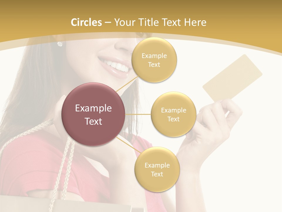 Happiness Cute Holding PowerPoint Template