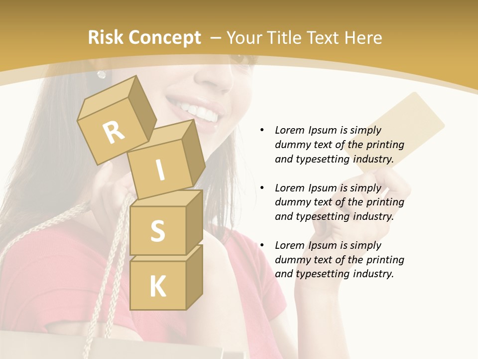 Happiness Cute Holding PowerPoint Template