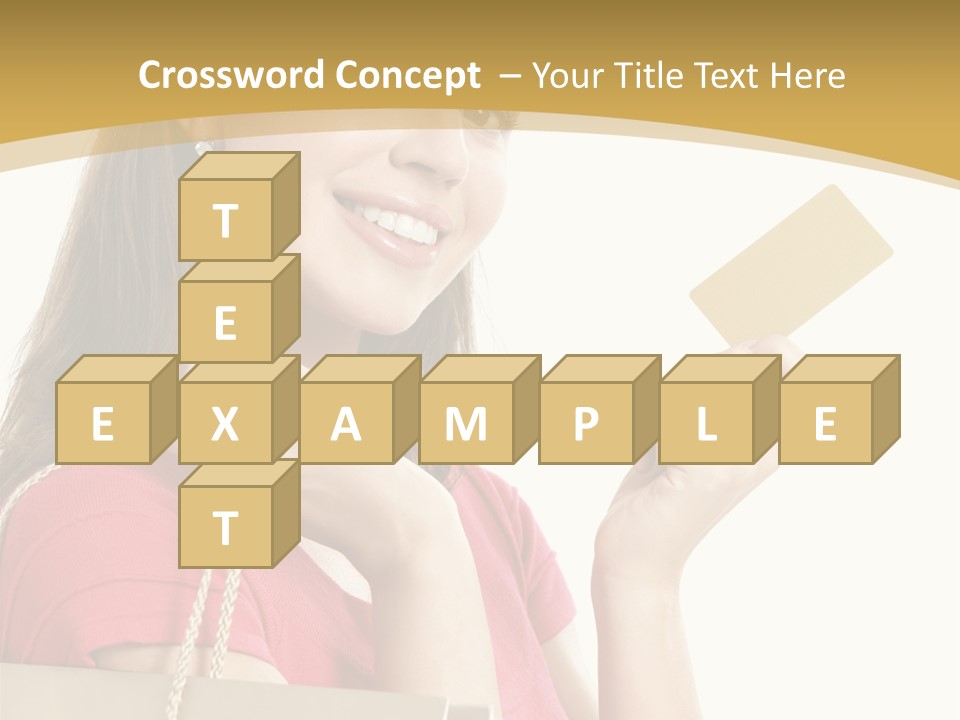 Happiness Cute Holding PowerPoint Template