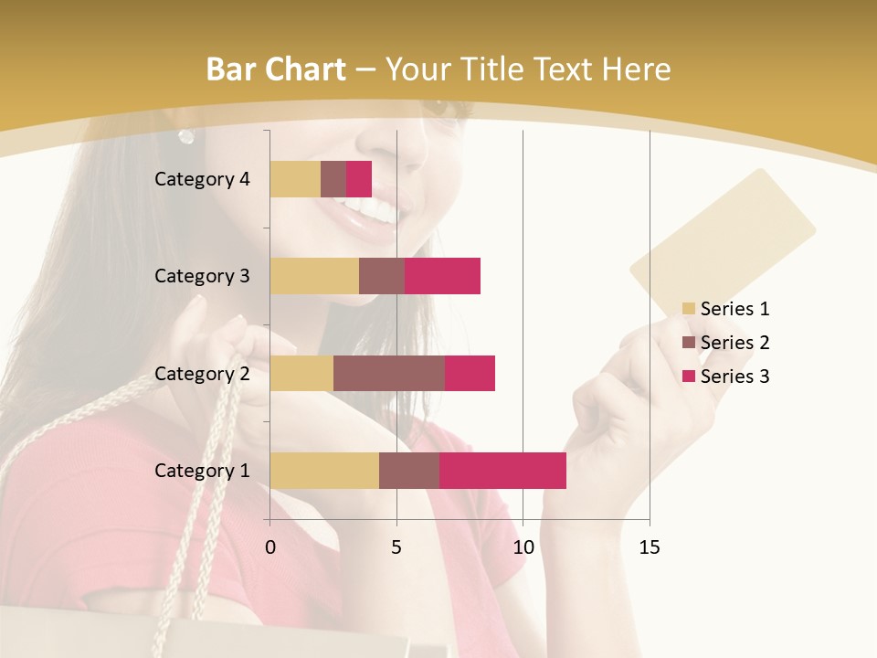 Happiness Cute Holding PowerPoint Template