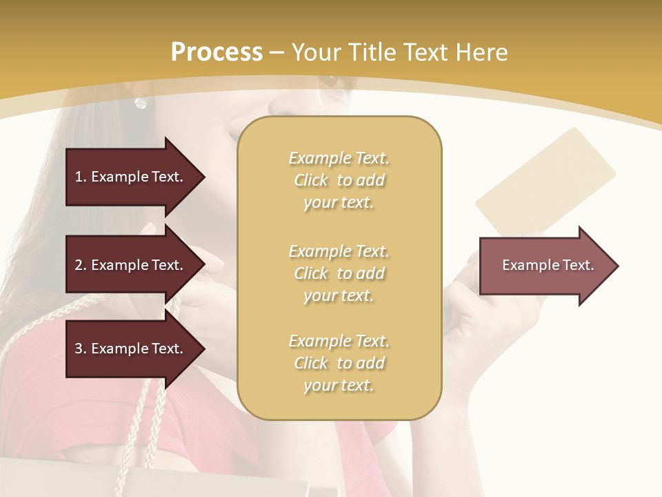 Happiness Cute Holding PowerPoint Template