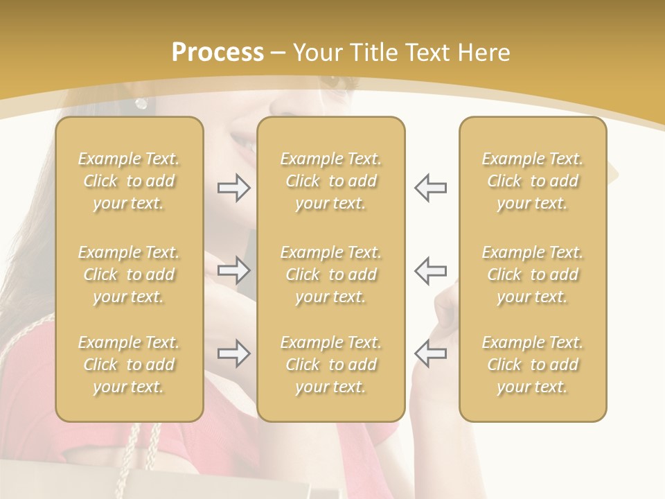 Happiness Cute Holding PowerPoint Template