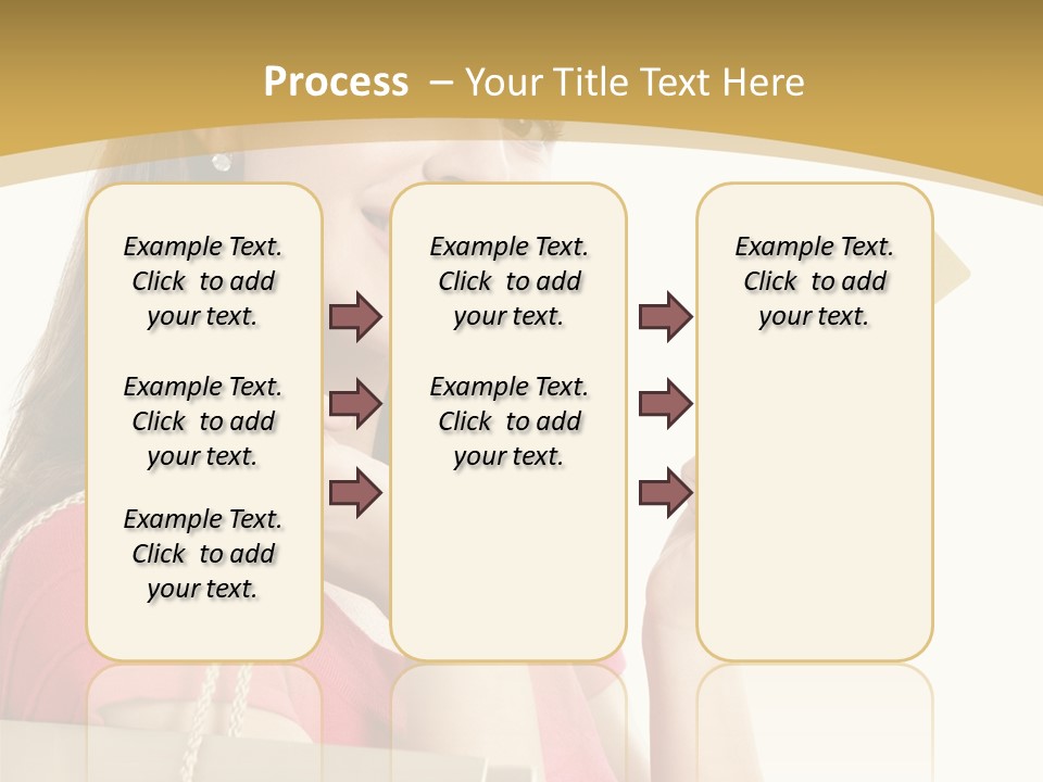 Happiness Cute Holding PowerPoint Template