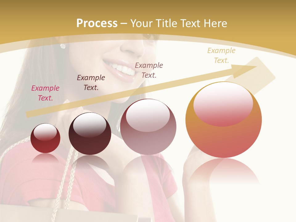 Happiness Cute Holding PowerPoint Template