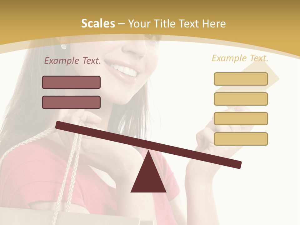 Happiness Cute Holding PowerPoint Template