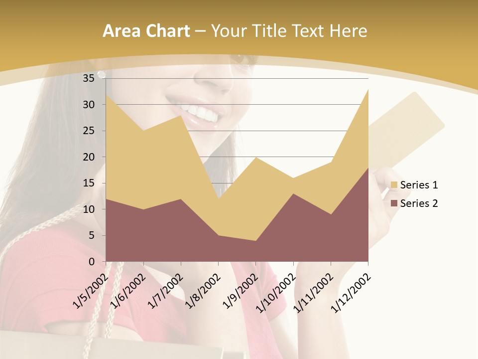 Happiness Cute Holding PowerPoint Template