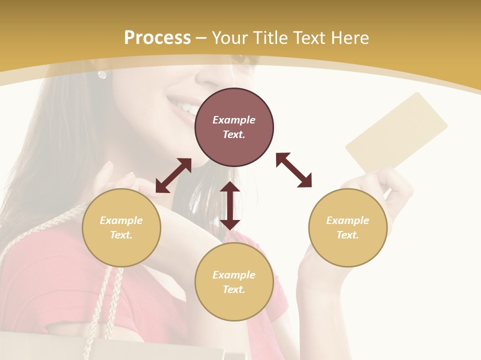 Happiness Cute Holding PowerPoint Template