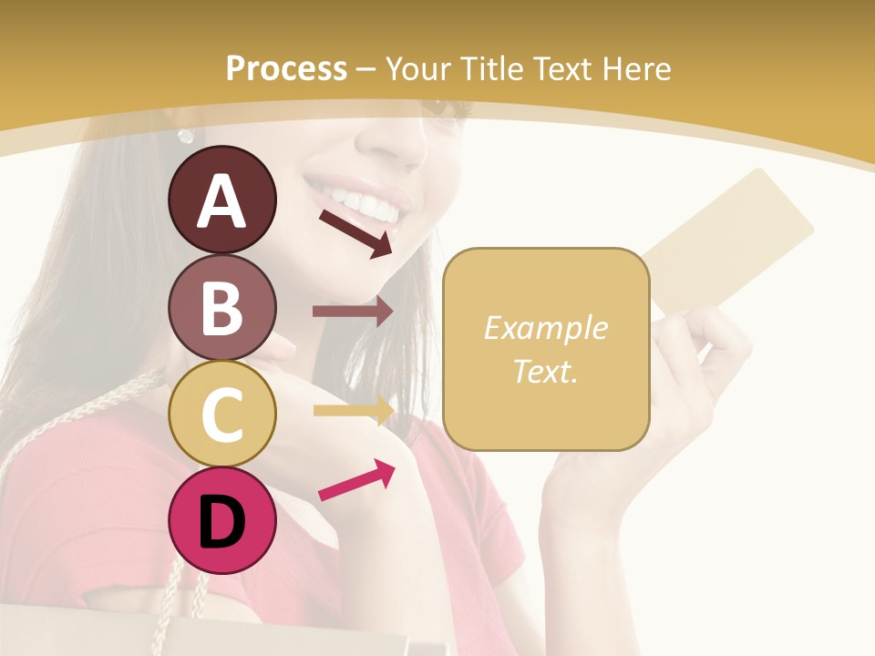 Happiness Cute Holding PowerPoint Template