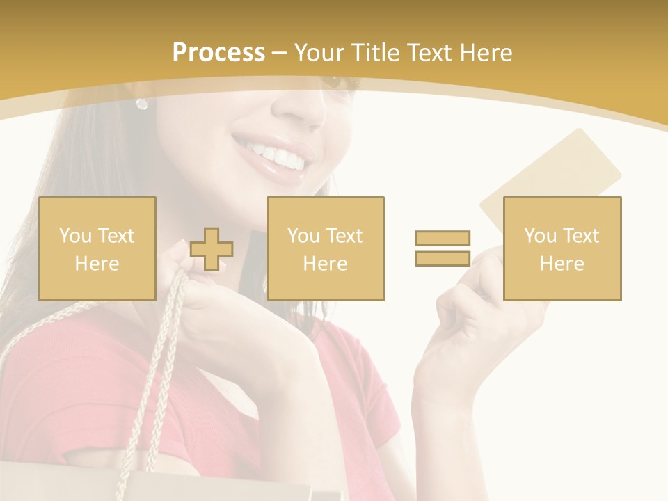 Happiness Cute Holding PowerPoint Template