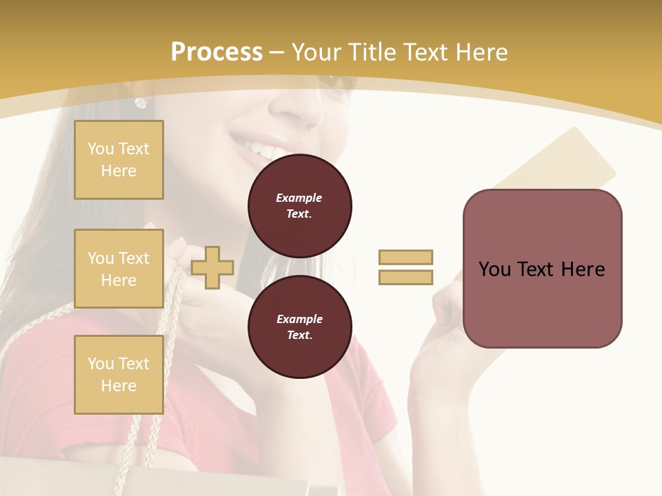 Happiness Cute Holding PowerPoint Template