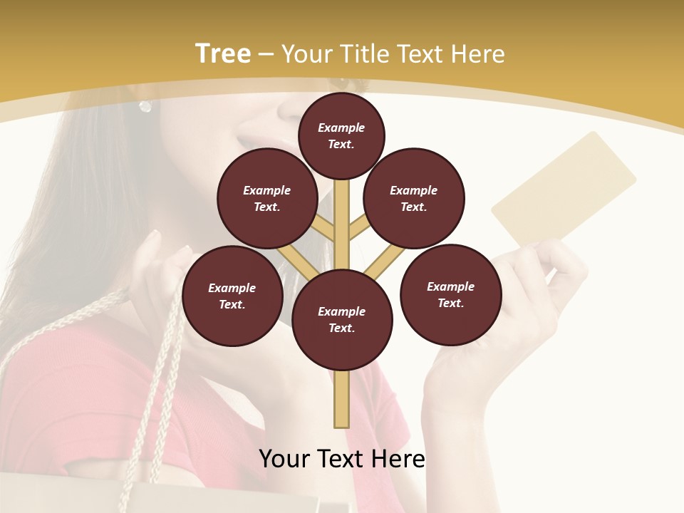 Happiness Cute Holding PowerPoint Template