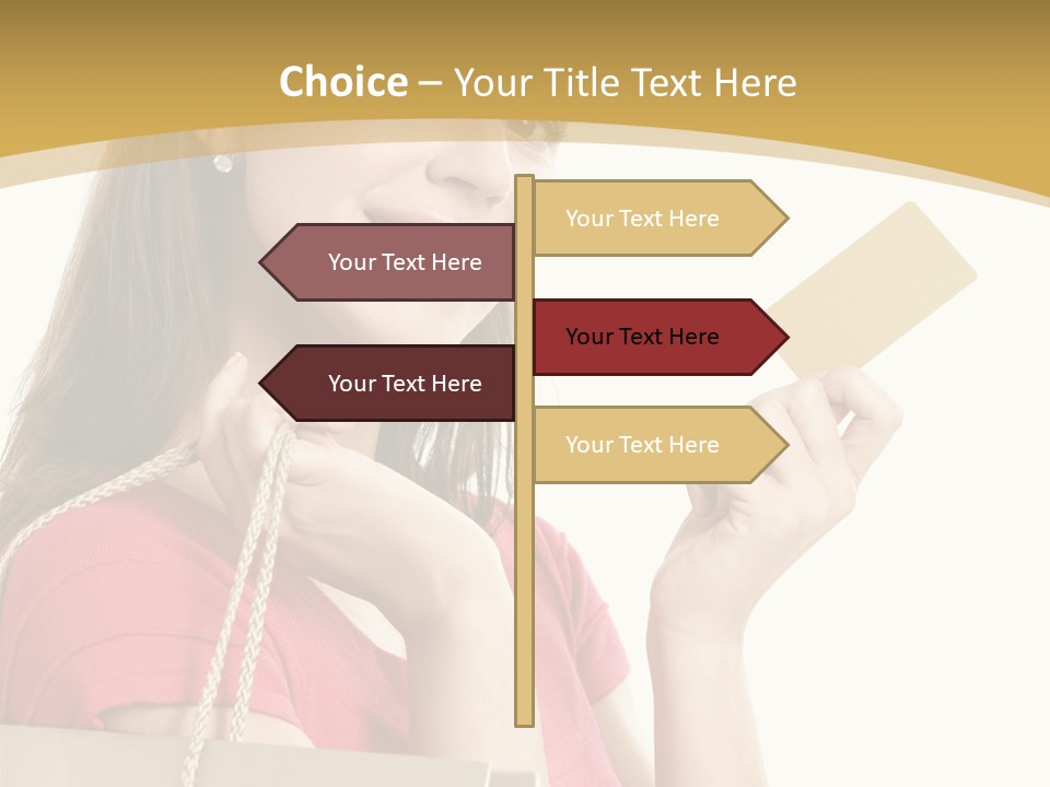 Happiness Cute Holding PowerPoint Template