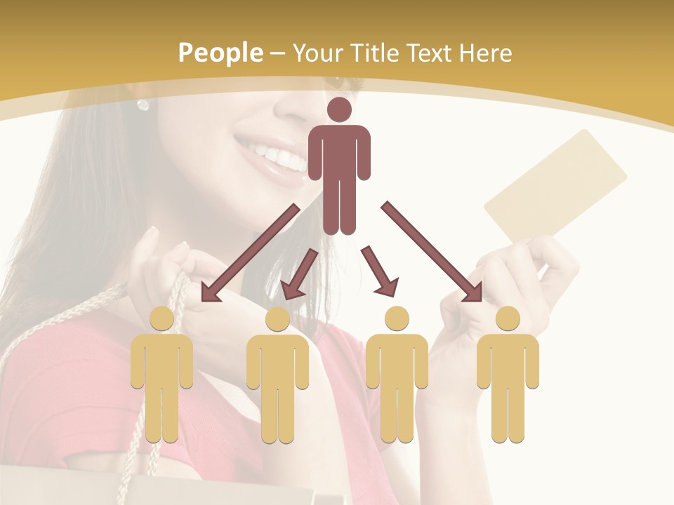 Happiness Cute Holding PowerPoint Template