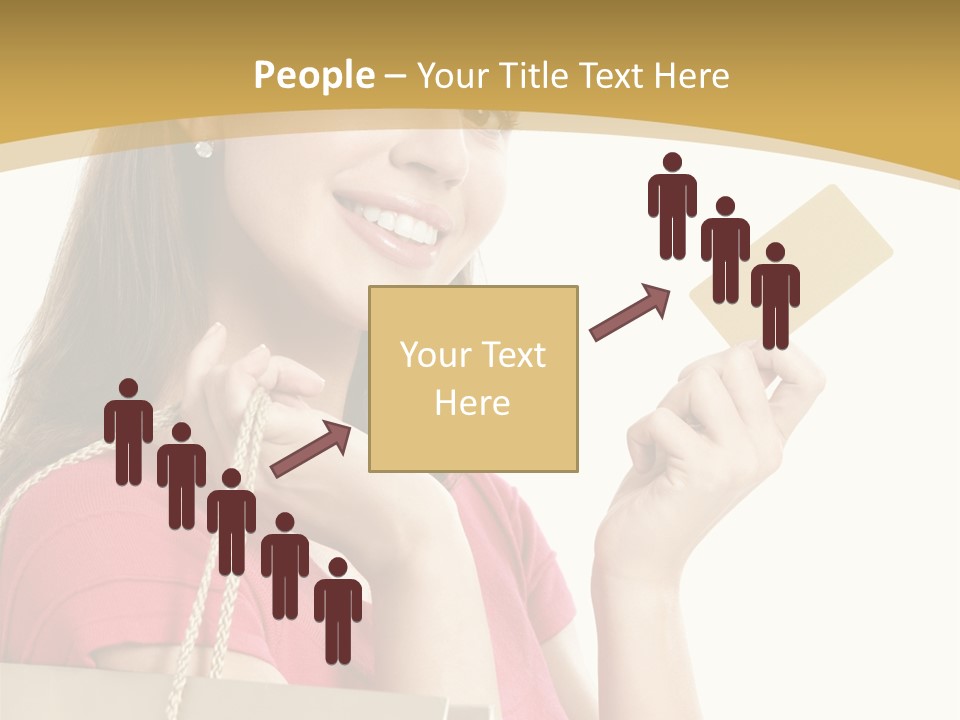 Happiness Cute Holding PowerPoint Template