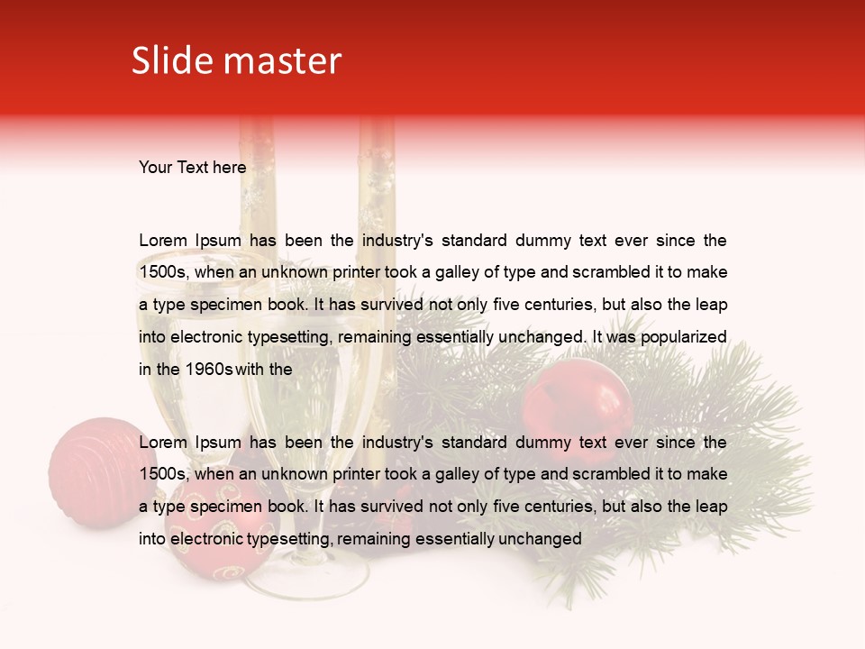 Design Holiday Ornament PowerPoint Template