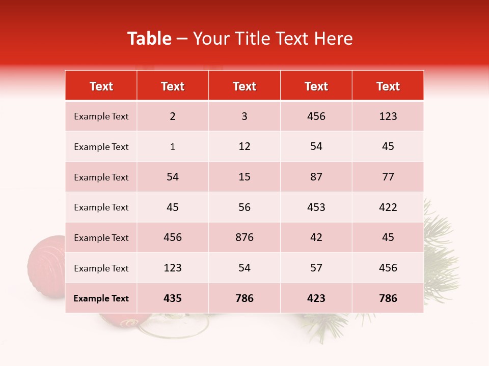 Design Holiday Ornament PowerPoint Template