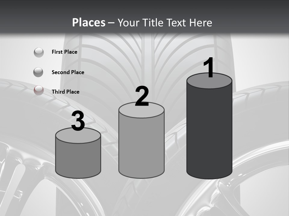 Silver Isolated Shiny PowerPoint Template