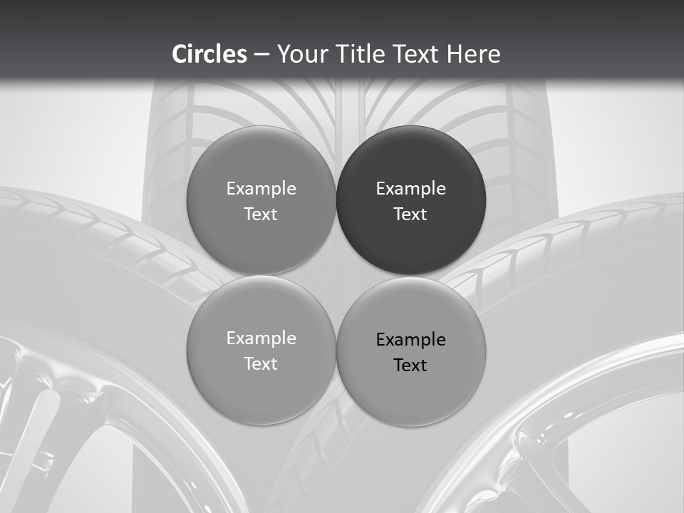 Silver Isolated Shiny PowerPoint Template