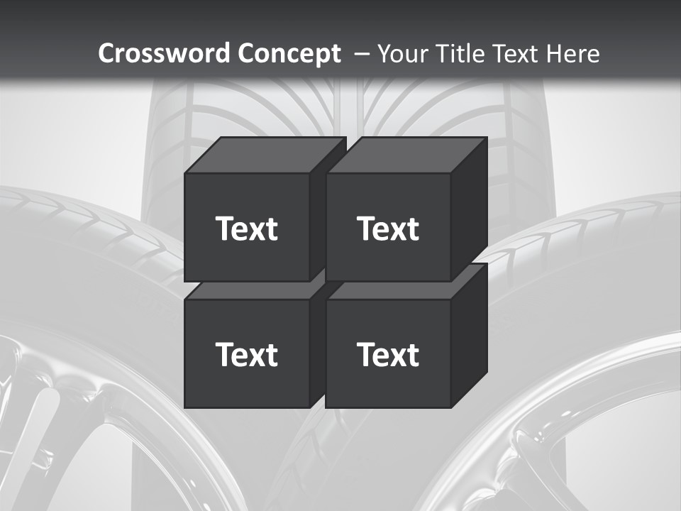 Silver Isolated Shiny PowerPoint Template