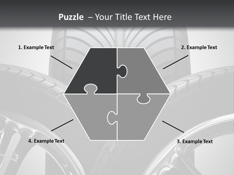 Silver Isolated Shiny PowerPoint Template