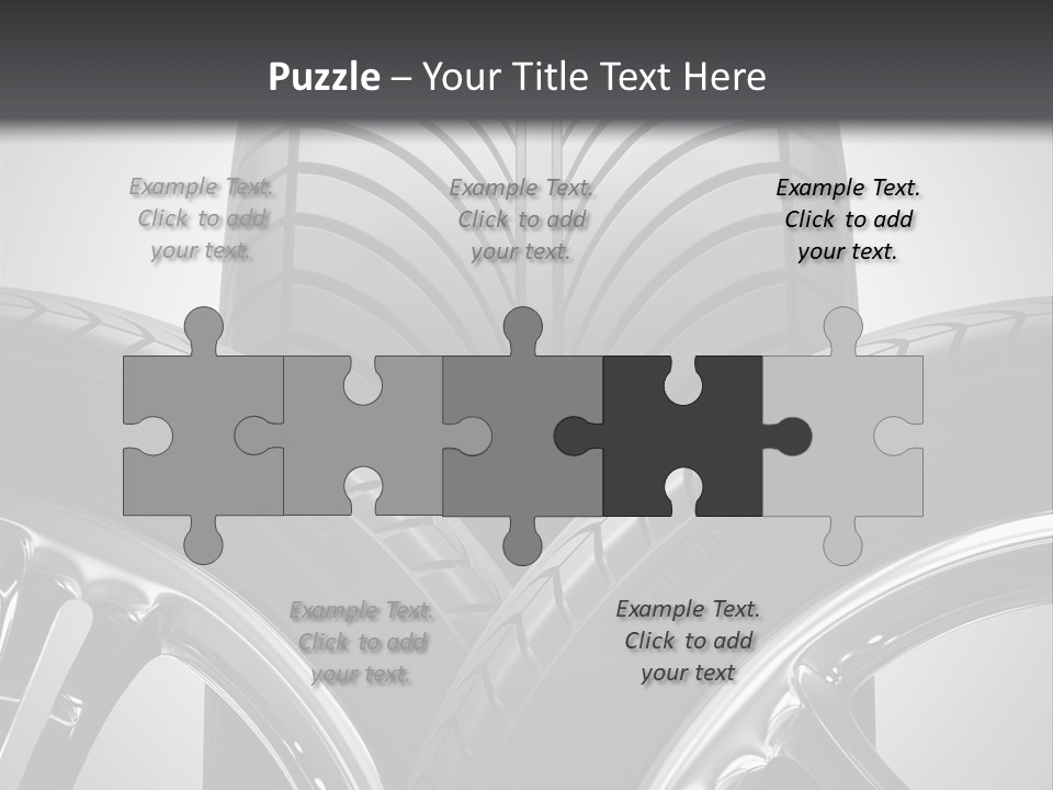 Silver Isolated Shiny PowerPoint Template