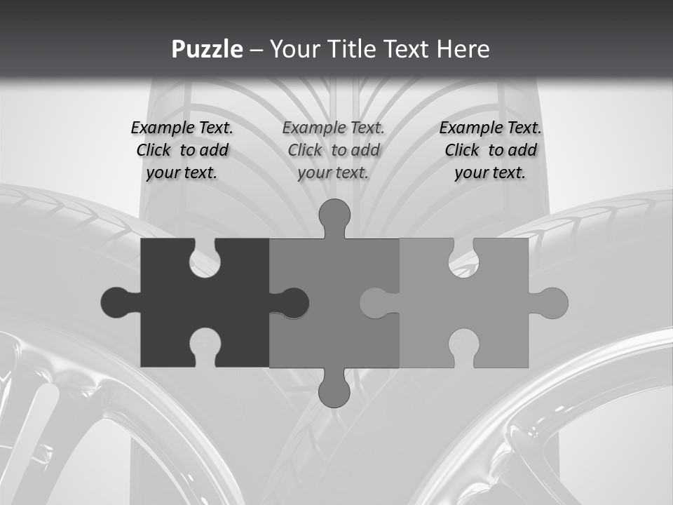 Silver Isolated Shiny PowerPoint Template