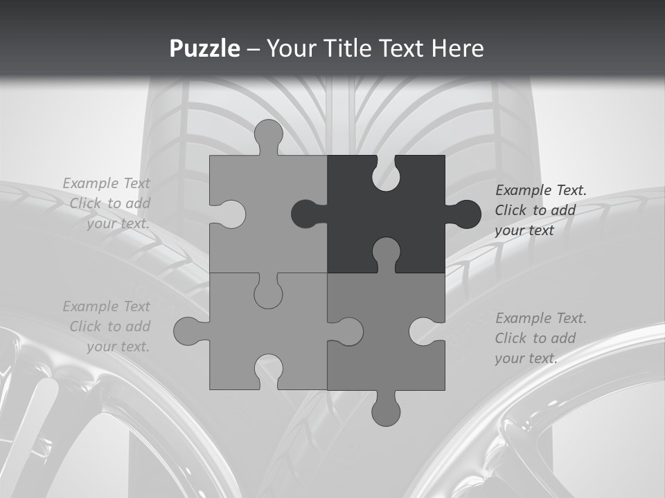 Silver Isolated Shiny PowerPoint Template