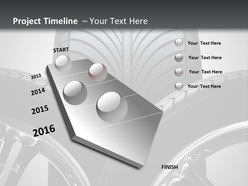 Silver Isolated Shiny PowerPoint Template