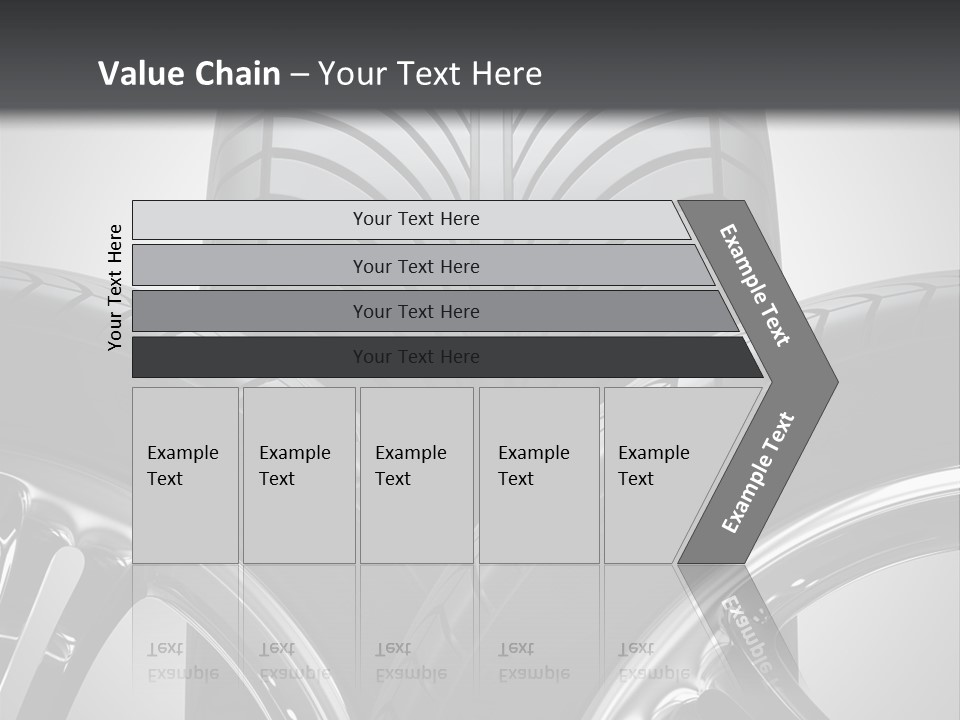 Silver Isolated Shiny PowerPoint Template