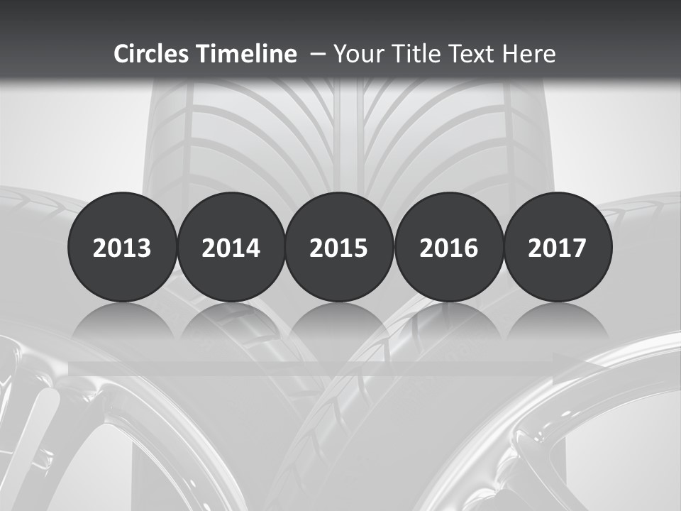 Silver Isolated Shiny PowerPoint Template