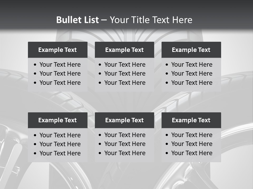 Silver Isolated Shiny PowerPoint Template