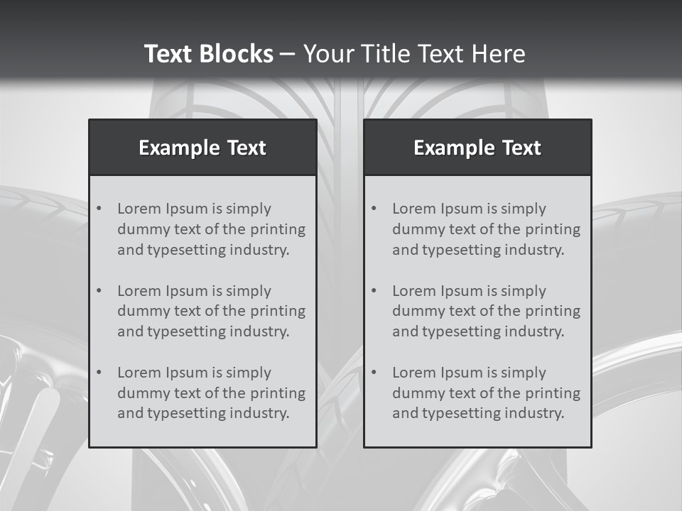 Silver Isolated Shiny PowerPoint Template