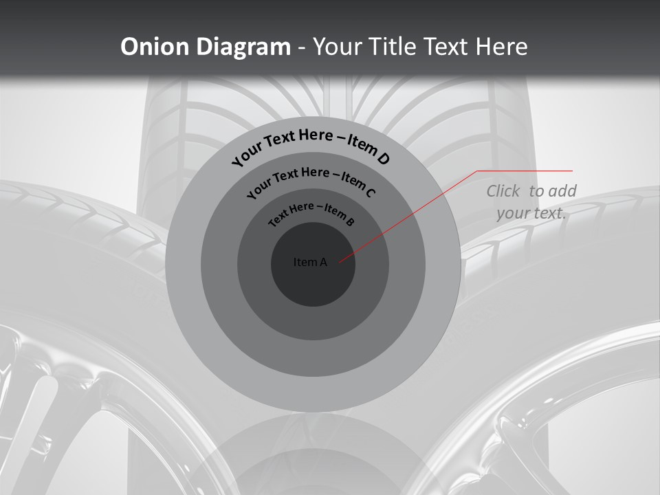 Silver Isolated Shiny PowerPoint Template