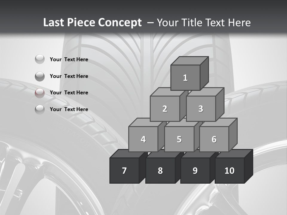 Silver Isolated Shiny PowerPoint Template