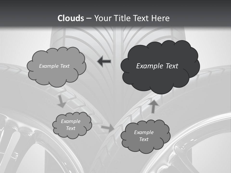 Silver Isolated Shiny PowerPoint Template