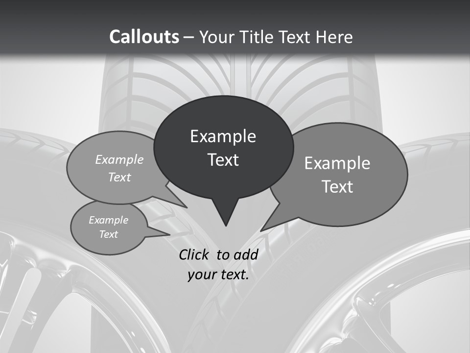 Silver Isolated Shiny PowerPoint Template
