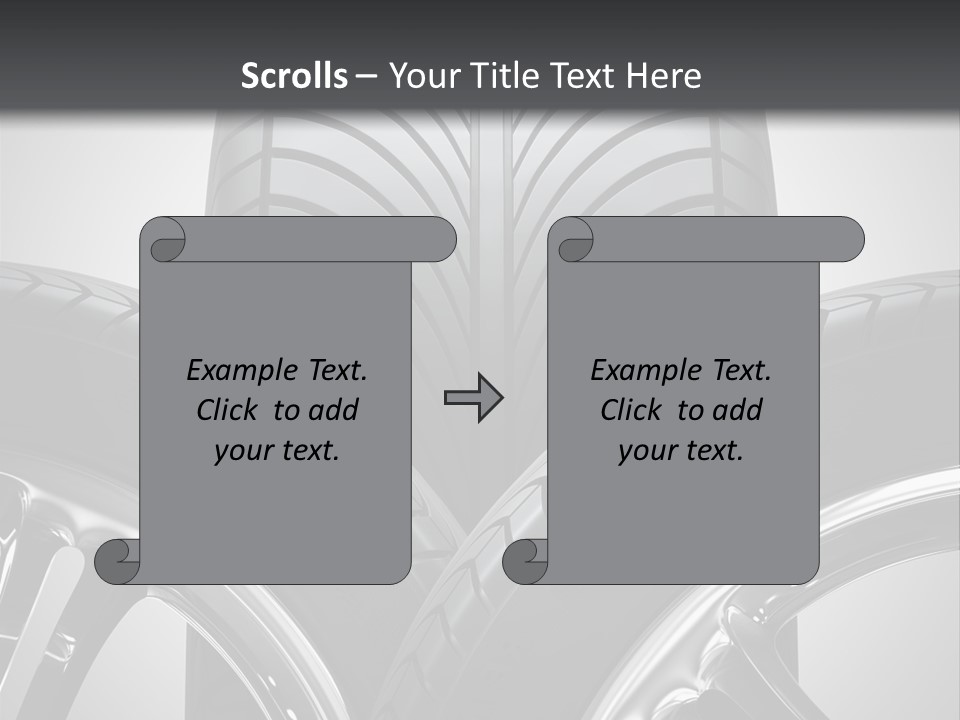 Silver Isolated Shiny PowerPoint Template