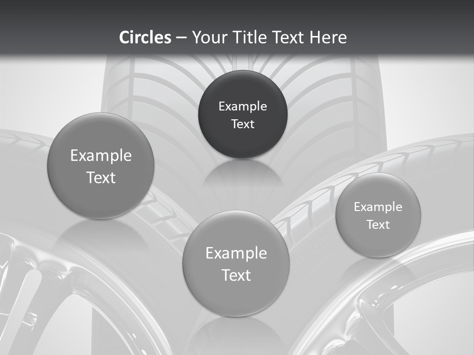 Silver Isolated Shiny PowerPoint Template