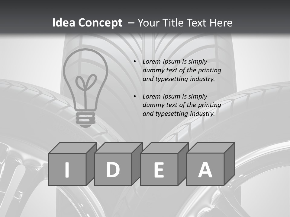 Silver Isolated Shiny PowerPoint Template