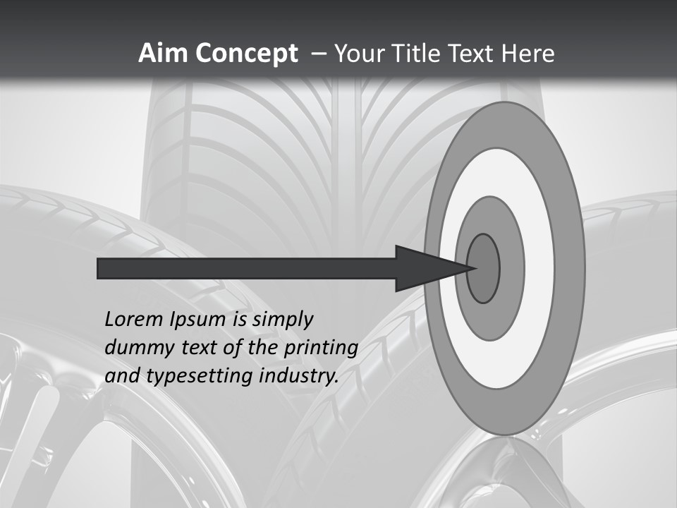 Silver Isolated Shiny PowerPoint Template