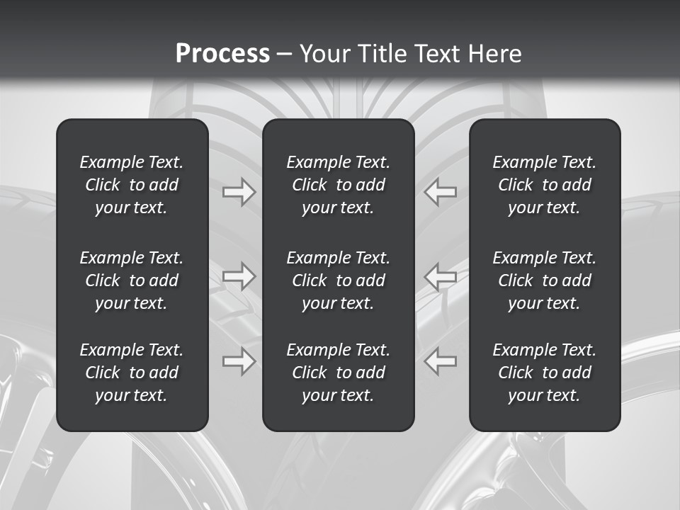 Silver Isolated Shiny PowerPoint Template